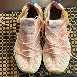 Adidas Light Pink 3 Streifen Knit Sneakers